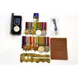 A Second World War Group of Six Medals, to 2655667 Albert Finlay, comprising 1939-45 Star, Africa