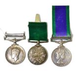 A Volunteer Long Service Medal, Victorian, named to CORPORAL C.DAVIS 27 YEARS 8 MONTHS; a General