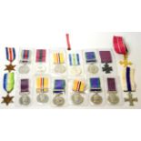 A Collection of Sixteen Various British Copy Medals, including Military Cross, DFC, General