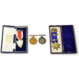 A First World War Pair, awarded to THOMAS V BIRCH, comprising British War Medal and Mercantile