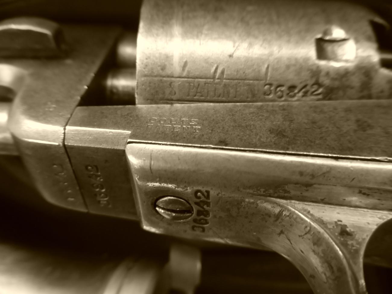 A Colt Model 1851 Navy Percussion Six Shot Single Action Revolver, .36 calibre, the 19cm octagonal - Image 14 of 16