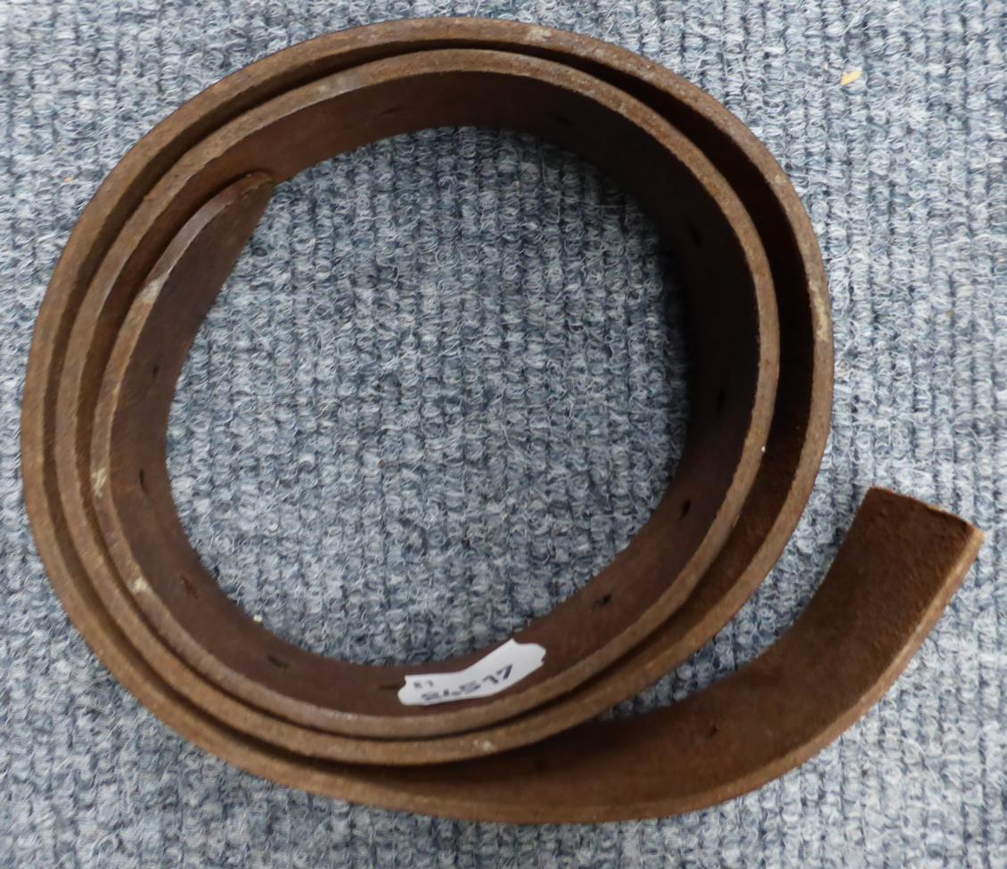 A German Third Reich Army EM's Belt, with steel buckle; another, with white metal buckle; an - Image 14 of 18