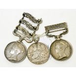 A Victorian Group of Three Medals, awarded to 2563 CORPL. P.FINN. 55TH FOOT (REGT.), comprising
