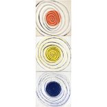 Sir Terry Frost RA (1915-2003) Spirals Signed in pencil verso, oil on canvas, 192cm by 63.5cm (