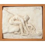 Sir Eduardo Paolozzi (1924-2005) Newton After Blake Signed and inscribed, high relief plaster