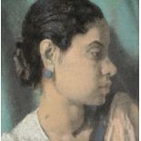 Stanley Royle RBA, ARWA (1888-1961) Head study of a lady in profile Signed, and dated 1948,