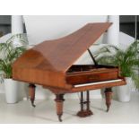 A 19th Century Rud Ibach Sohn 6'8'' Rosewood Cased Overstrung Piano, model no.42069, raised on