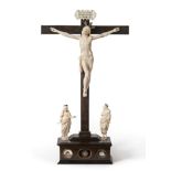 Giovanni Antonio Gualterio (Rome, act.1582-1620): An Ivory of Christ Crucified, monogrammed and