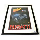 After Phil May ''Bugatti of Montihery'' Giclee poster print, signed in pencil, 46cm by 35cm Buyer'