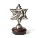 A 1920s Nickel Plated Car Radiator Mascot in the form of The Star Dancing Girl, known as Twinkle