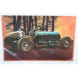 Craig Tennant (20th century) ''Englands 1935 ERA R1B'' Signed, inscribed and dated (19)80, acrylic