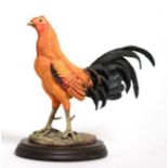 Cotswold Studio Arts 'Old English Gamecock', model No. CSA 067R by David Geenty, limited edition