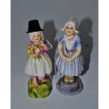 A Royal Worcester figure ''Wales'' together with ''Holland'' (a.f.) (2)
