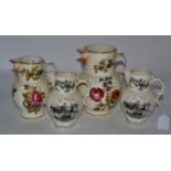A pair of Royal Worcester bicentennial jugs together with another pair of Royal Worcester jugs