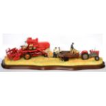 Border Fine Arts 'Bringing In The Harvest', model No. B0735 by Ray Ayres, limited edition 133/850,