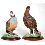 Border Fine Arts Games Birds Comprising: 'Pheasant' (Style Two), model No. A0659 and 'Partidge' (