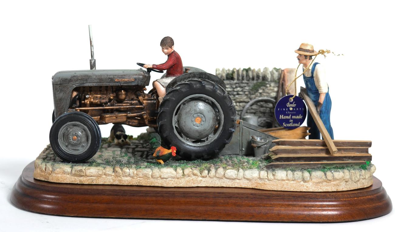 Border Fine Arts 'Golden Memories' (Ferguson 35), model No. B0799 by Ray Ayres, on wood base, with