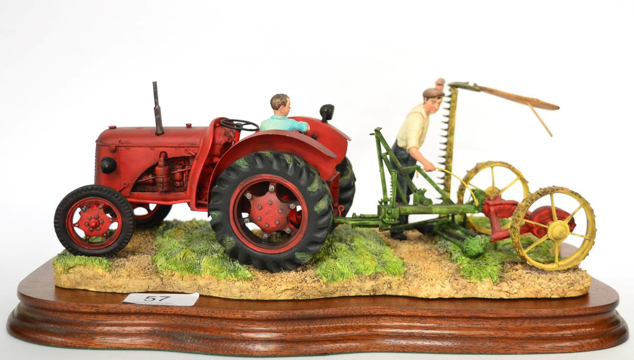 Border Fine Arts 'The First Cut' (David Brown Cropmaster), model No. JH70 by Ray Ayres, limited