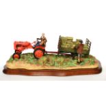 Border Fine Arts 'Cut and Crated' (Allis Chalmers Tractor), model No. B0649 by Ray Ayres, limited