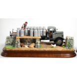 Border Fine Arts 'Morning Collection' (Milk Lorry), model No. B0956 by Ray Ayres, limited edition