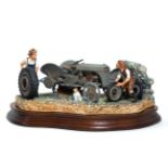 Border Fine Arts 'Changing Times' (Ford Ferguson 9N), model No. B0912 by Ray Ayres, on wood base,