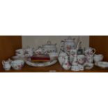 A Royal Crown Derby, Derby Posies pattern china coffee and tea service