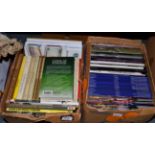 Two boxes of numismatic reference books and auction catalogues including Coins of England