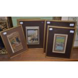 A group of nine 20th century Indian framed watercolours