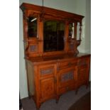 A mirror back sideboard