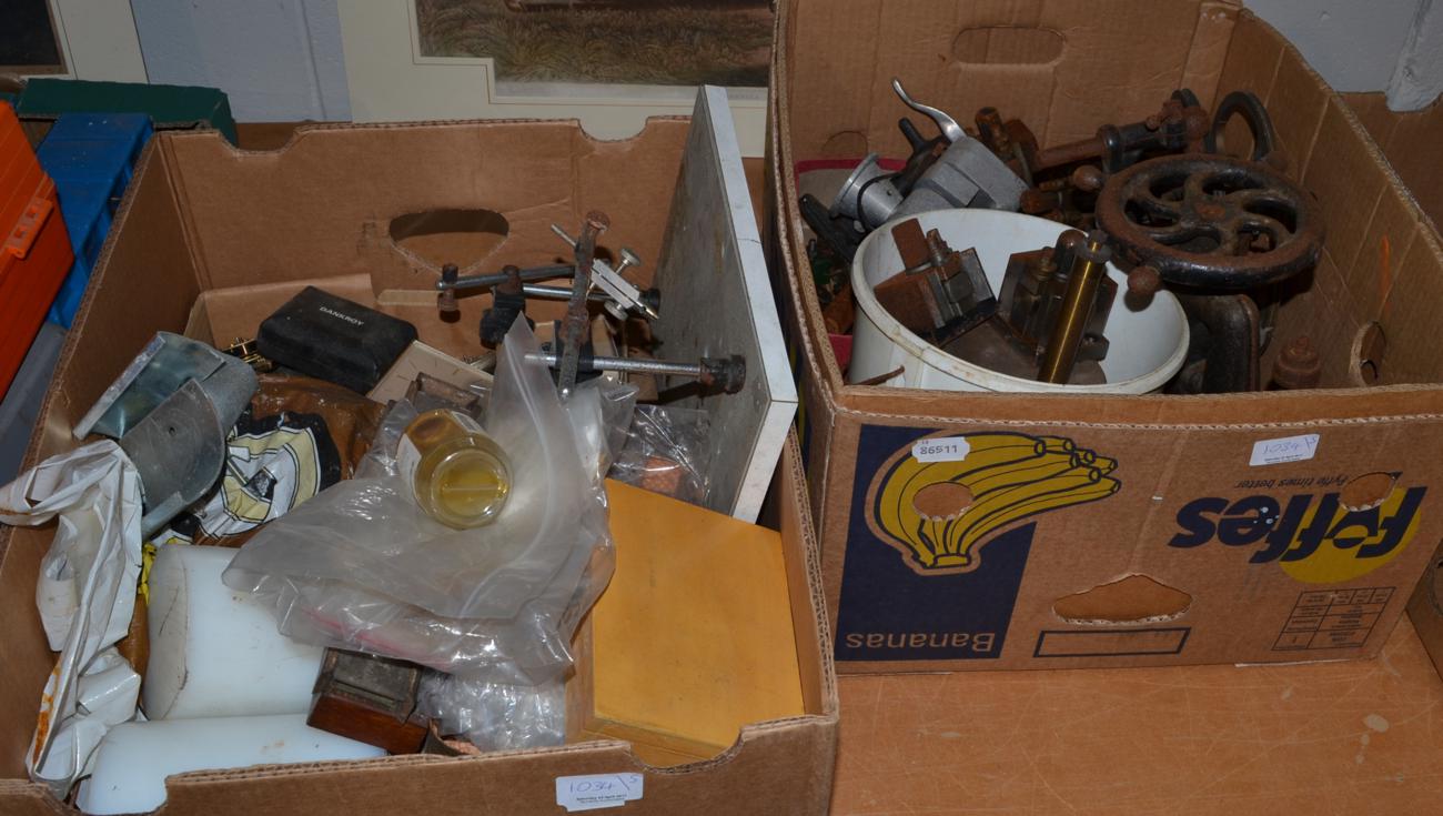 A quantity of clock tools etc (in five boxes) - Image 3 of 3