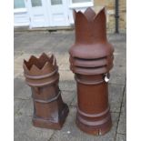 Two chimney pot's