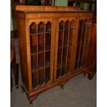 Early 20th century glazed bookcase