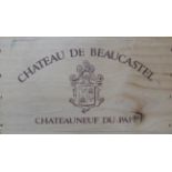 Chateau de Beaucastel Chateauneuf-du-Pape Blanc Roussanne Vieilles Vignes 2001, Rhone half case, owc