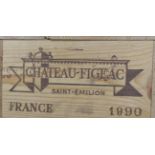 Chateau Figeac 1990, Saint-Emilion Grand Cru, owc (twelve bottles) Removed from the Wine Society