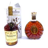 Remy Martin XO Premier Cru Grande Champagne Cognac, 70cl, 40%; Hennessy VS, 70cl, 40%, in original