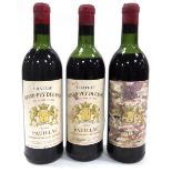 Chateau Grand-Puy Ducasse 1965, Pauillac (x6) (six bottles)