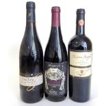 Amarone Classico 2001, Speri; Amarone della Valpolicella Classico 2005, Guiseppe Campagnola; Chianti