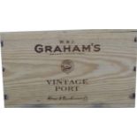 Graham 2000, vintage port, half case, owc (six bottles)