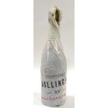 Bollinger 1966, vintage champagne U: 2cm inverted, with copy of original purchase receipt