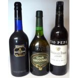 A Mixed Parcel of Sherry Including Tio Pepe, Harveys Bristol Cream and Croft (ten bottles)