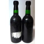 Warre 1970, vintage port (x2) (two bottles) U: into neck, no labels, capsules clear