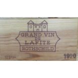 Chateau Lafite Rothschild 1990, Pauillac, owc (twelve bottles) Removed from the Wine Society 13th