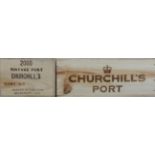 Churchill 2000, vintage port, half case, owc (x2) (twelve bottles)