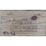 Chateau Lynch-Bages 1990, Pauillac, owc (twelve bottles) Removed from the Wine Society 13th