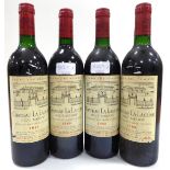 Chateau La Lagune 1988, Haut Medoc (x4) (four bottles) U: top shoulder