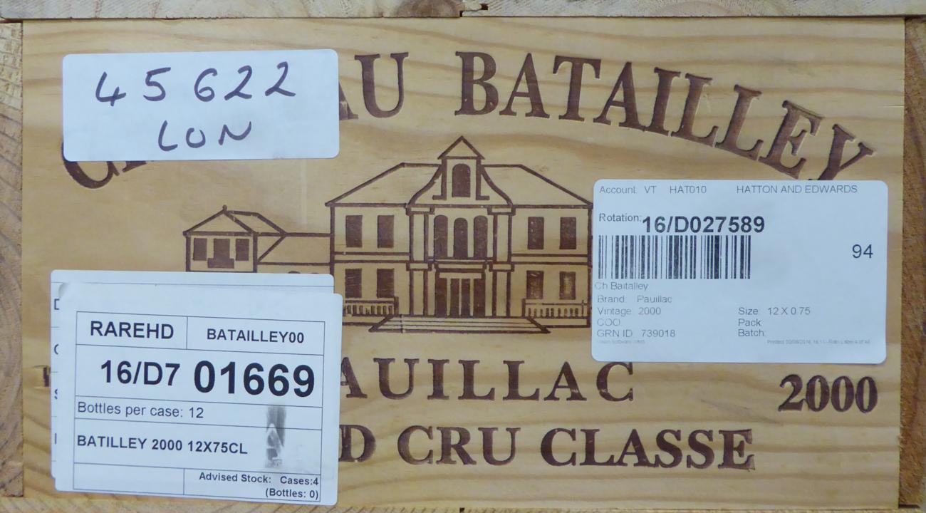 Chateau Batailley 2000, Pauillac (x12) (twelve bottles)