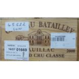 Chateau Batailley 2000, Pauillac (x12) (twelve bottles)