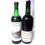 Taylor 1967 Quinta de Vargellas, vintage port; Domaine Benguerats Madiran 1982 (two bottles) U: into