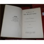 Fortescue (Sir John William) A History of the British Army, 1910-30, London, MacMillan, 8vo, 13