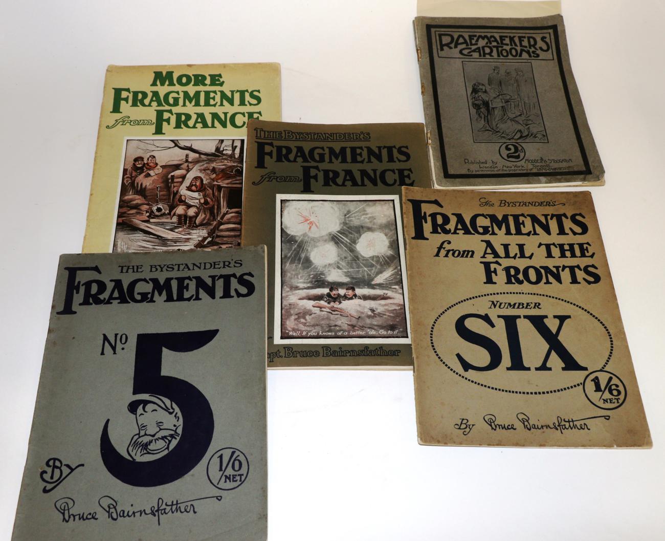 Bairnsfather (Capt. Bruce) Fragments from France, [c.1915], London, The Bystander, four 4to booklets